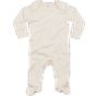Babybugz Baby envelope sleepsuit with scratch mitts organic_natural