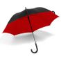 L-merch Automatic Umbrella black/red