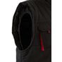 Velilla Gilet matelassé bicolore multipoches black/red