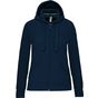 Kariban sweat-shirt zippé capuche femme navy