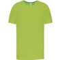 ProAct T-shirt de sport à col rond recyclé homme - lime - L