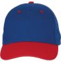 K-up Casquette - 6 panneaux royal_blue/red