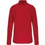 Kariban Chemise popeline manches longues classic_red