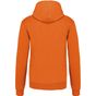 kariban sweat-shirt capuche contrastée femme orange/white