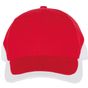 K-up Racing - casquette bicolore 6 panneaux red/white