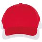 k-up Racing - casquette bicolore 6 panneaux red/white