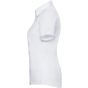 Russell Chemise à chevrons cintrée manches courtes femme white