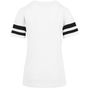 Build Your Brand Ladies Mesh Stripe white/black