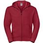 Russell ZIP HOODED SWEAT classic_red