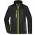 James&Nicholson Ladies´ Hybrid Jacket black/neon_yellow