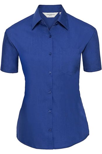 Image produit Chemise en Popeline Polyester/Coton classique courtes allongées Femme