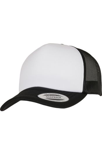 Image produit Classic Curved Foam Trucker Cap – White Front