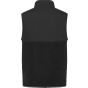 Front Row Recycled sherpa gilet black