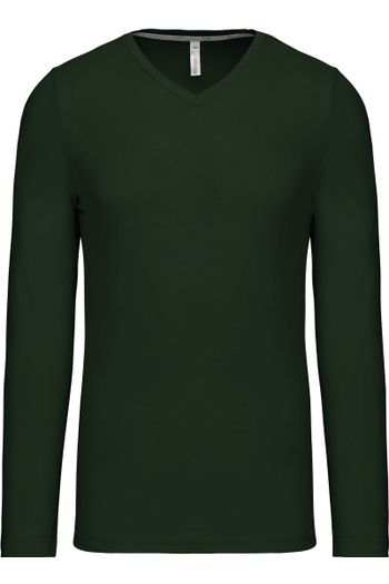 Image produit T-shirt col V manches longues