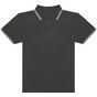 Awdis just polos Stretch tipped polo charcoal/white