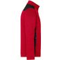 James&Nicholson Men´s Knitted Workwear Fleece Jacket -STRONG- red_melange/black