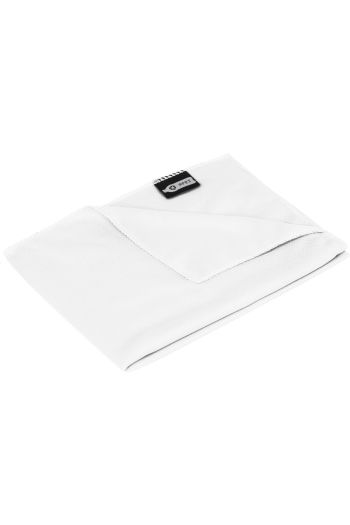 Image produit Serviette de sport rafraîchissante en PET recyclé Raquel avec pochette 80 x 30 cm