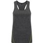 TriDri Débardeur femme Tridri® découpe au laser black_melange