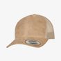 flexfit Suede Leather Trucker Cap