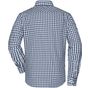 James&Nicholson Men´s Checked Shirt navy/white