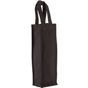Kimood Sac porte bouteille en coton canvas noir
