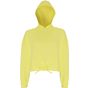 TriDri Tridri® sweat à capuche oversize court femme lemon