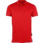 HRM Men's Luxury Stretch Polo Red