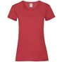 fruit of the loom Tee-shirt femme Valueweight rouge