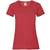 fruit of the loom Valueweight T Lady-Fit - rouge - M