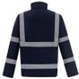 Yoko Veste softshell haute visibilité navy
