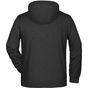 James&Nicholson Men´s Zip-Hoody black_heather