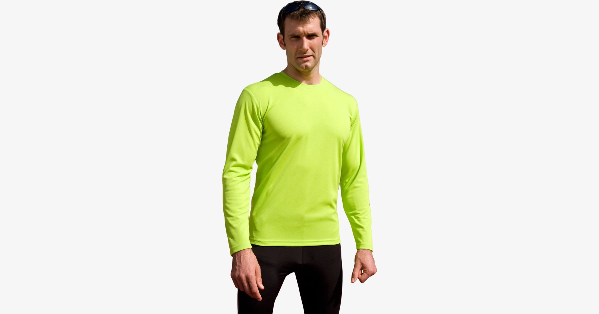 Tee-shirt Spiro S254M Spiro quick dry long sleeve t-shirt