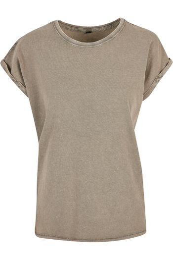 Image produit Ladies Acid Washed Extended Shoulder Tee