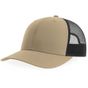 Atlantis Casquette trucker 6 pans BRYCE khaki/black