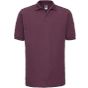 Russell Polo piqué 65/35 ultra résistant burgundy