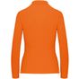 kariban Polo manches longues femme orange