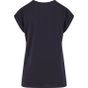 New Morning Studios Ladies regular extended shoulder tee navy