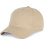 K-up Casquette en coton et polyester recyclés K-loop tracking - 5 panneaux beige