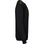 WK Designed To Work Sweat-shirt Day To Day zip poche contrastée unisexe black/yellow