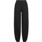 Build Your Brand Ladies Fluffy Sweatpants Black