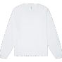 Bella + Canvas Unisex 6 oz heavyweight ls T white