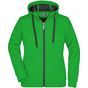 James&Nicholson Ladies' Doubleface Jacket fern_green/graphite