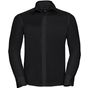 Russell Collection Men’s long sleeve tailored ultimate non-iron shirt black