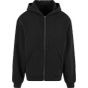 New Morning Studios Oversized zip hoody black
