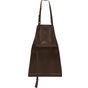 WK-Designed-To-Work Tablier de jardinier imperméable écoresponsable unisexe chocolate/beige