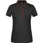 James&Nicholson Ladies´ Polo Stripe black/red