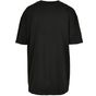 Build Your Brand Ladies Oversized Boyfriend Tee black