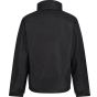 Regatta Men's Dover Fleece Lined Waterproof Insulated Bomber Jacket black/ash