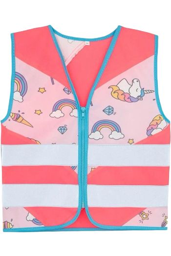 Gilet fonctionnel pour enfants "Fantasy" de la collection Action - Unicorn Pink
