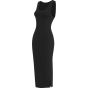 SF Clothing Women´s racer back midi dress black
